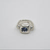 Anillo Sugus Lavanda con circonita cúbica ovalada lavanda