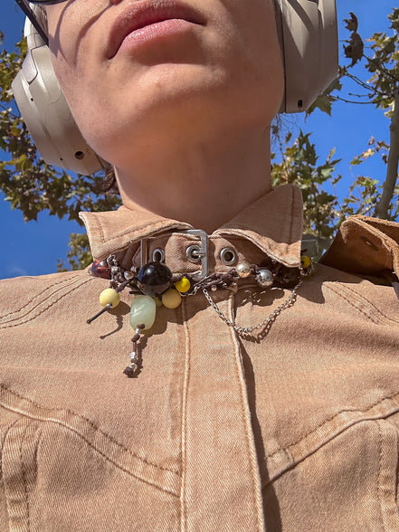 Retrato selfie beads collar