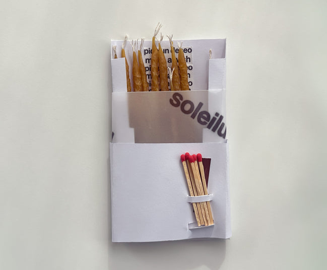 velas de cera de abeja ecologicas hechas a mano para cumpleaños libre de toxicos