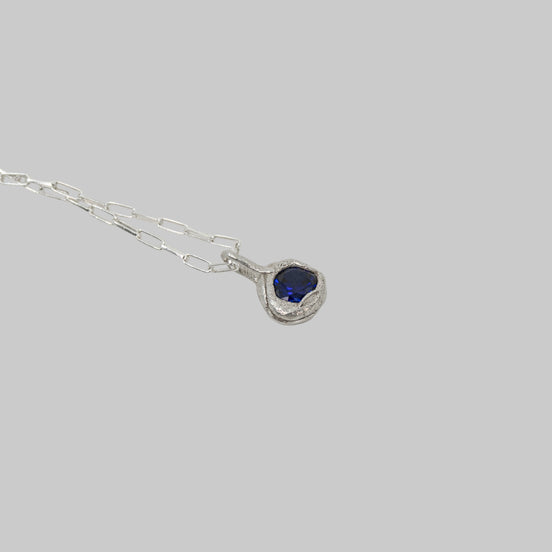 Collar mazapan zafiro