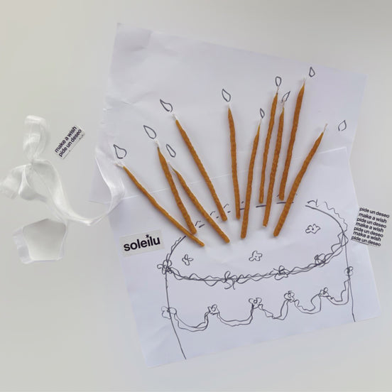 velas de cera de abeja ecologicas hechas a mano para cumpleaños libre de toxicos